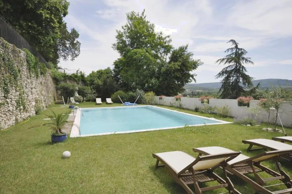 Peaceful Retreat In Drome Provencale Castel Lejlighed Montboucher-sur-Jabron Eksteriør billede